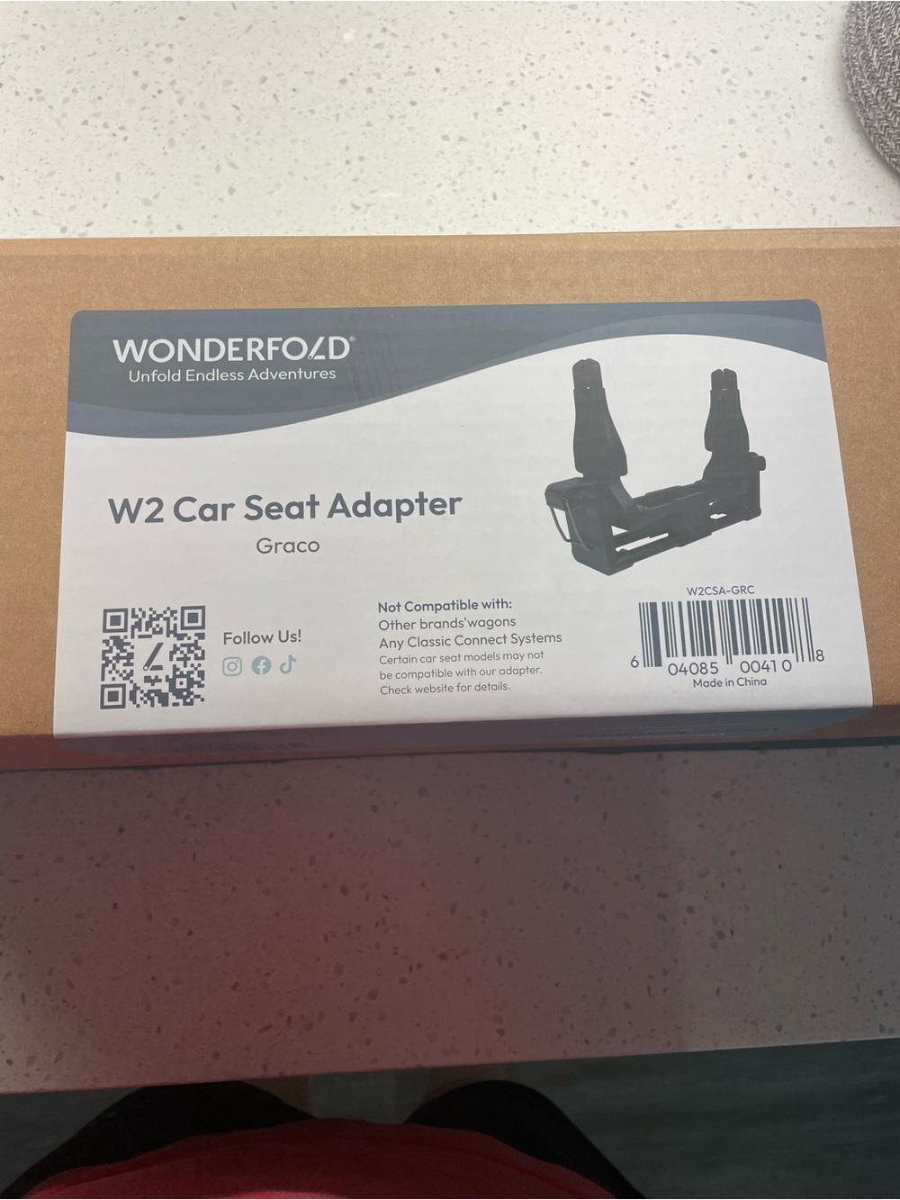 Wonderfold Wagon W2 Car Seat Adapter for Graco Carseat